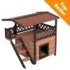 Maisonette Cat Den -Meow Mart 100822 katzenhaus maisonette top seller fg 5026 0