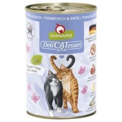 GranataPet DeliCatessen 24 X 400 G Tasting Pack -Meow Mart 101605 pla granatapet delicatessen thunfisch ente 400 hs 01g 1