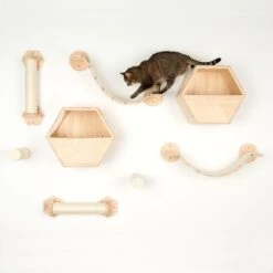 Sia Wall Mounted Suspension Bridge 14 Sia Wall Mounted Suspension Bridge -Meow Mart 105348 105349 105455 105456 parcour fg 8565 2