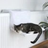 Trixie Deluxe Plush Radiator Bed - White -Meow Mart 10538 trixie liegemulde deluxe 08 2012 4