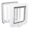 Trixie 4-Way Cat Flap With Tunnel -Meow Mart 108367 pla trixie 4wege freilauftur tunnel white hs 01 8