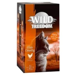 Wild Freedom Adult Trays Saver Pack 24 X 85g -Meow Mart 111604 wildfreedom widecountry 6x85g 5
