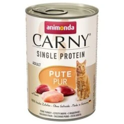 Animonda Carny Single Protein Adult Trial Pack 6 X 400g -Meow Mart 114031 pla animonda carny pur adult pute pur 400g hs 01 3