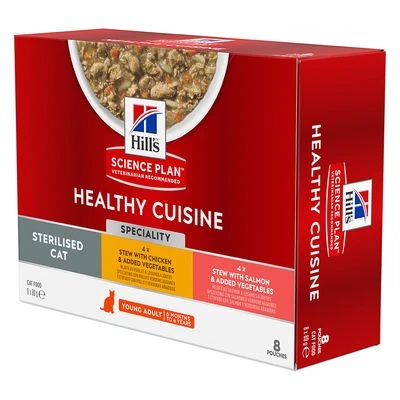 Hill's Science Plan Adult Sterilised Healthy Cuisine With Chicken & Salmon 4 Hill's Science Plan Adult Sterilised Healthy Cuisine With Chicken & Salmon - Image 2