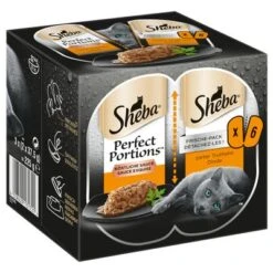 Sheba Perfect Portions Saver Pack 48 X 37.5g -Meow Mart 127999 pla sheba perfect portions truthahn 48x37 5g 7