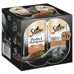 Sheba Perfect Portions Saver Pack 48 X 37.5g -Meow Mart 128096 pla sheba perfect portions ente 48x37 5g 6