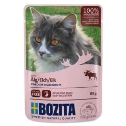 Bozita Chunks In Jelly Pouches Mixed Packs 12 X 85g -Meow Mart 128400 pla bozita elk in jelly 85g 5