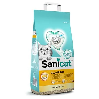 Sanicat Fragrance Free Clumping Cat Litter 4 Sanicat Fragrance Free Clumping Cat Litter - Image 2