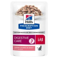 12 X 85g Hill's Prescription Diet Wet Cat Food – 10 + 2 Free!* -Meow Mart 186500 pla hills prescriptiondiet id digestivecare salmon hs 01 2