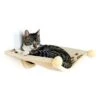 Trixie Plush Wall Mounted Cat Bed - Beige -Meow Mart 19588 PLA Trixie Plueschmulde zur Wandbefestigung beige 1