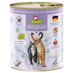 GranataPet DeliCatessen 800 G Tasting Pack -Meow Mart 198523 pla granatapet delicatessen ente gefluegel 800g hs 01 6