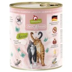 GranataPet DeliCatessen 800 G Tasting Pack -Meow Mart 198646 pla granatapet delicatessen lachs pur 800g hs 01 7