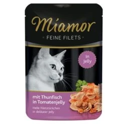 Miamor Fine Fillets In Jelly Saver Pack 24 X 100g -Meow Mart 1 58960 pla miamor feine file 3