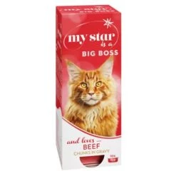 My Star Chunks In Gravy Saver Pack 30 X 85g -Meow Mart 1 75938 pla mystar bigboss beef 10x85g 7