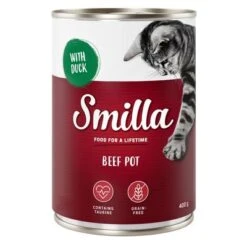 Smilla Tender Beef Saver Pack 24 X 400g -Meow Mart 1 80099 pla smilla beefpot duck 400g 5
