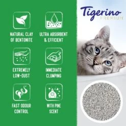 Tigerino Special Edition / Premium Cat Litter - Pine -Meow Mart 1 tigerino boards benefits premium pine en 1000x1000 4