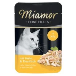 Miamor Fine Fillets In Jelly Saver Pack 24 X 100g -Meow Mart 22539 pla miamor ff huhnthun beutel 7