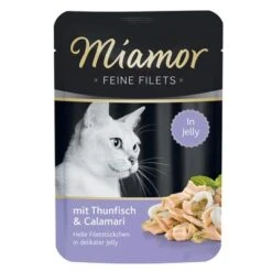 Miamor Fine Fillets In Jelly Saver Pack 24 X 100g -Meow Mart 22541 pla miamor ff thuncalamari beutel 3