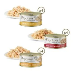 Applaws Cat Cans Mixed Pack 12 X 156g -Meow Mart 235216 applaws cat wet huhnbruehe hs 01 8