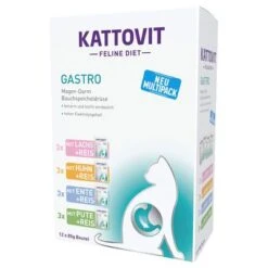 Kattovit Gastro Pouches 24 X 85g -Meow Mart 273297 pla finnern kattovit gastro pouches 12x85g hs 01 7