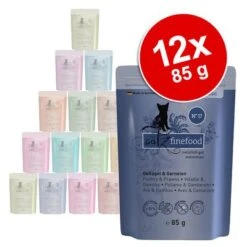 Catz Finefood Pouch Mixed Saver Pack 12 X 85g