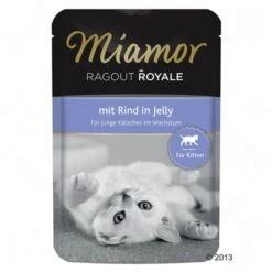 Miamor Ragout Royale Kitten In Jelly 22 X 100g -Meow Mart 35618 miamorrrk rind 3