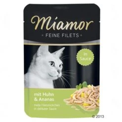 Miamor Fine Filets In Sauce Saver Pack 24 X 100g -Meow Mart 370119 miamorfeinefiletsananas 6