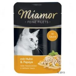 Miamor Fine Filets In Sauce Saver Pack 24 X 100g -Meow Mart 370119 miamorfeinefiletspapaya 8