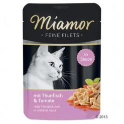 Miamor Fine Filets In Sauce Saver Pack 24 X 100g -Meow Mart 370119 miamorfeinefiletsthun 1