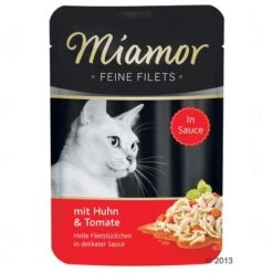 Miamor Fine Filets In Sauce Saver Pack 24 X 100g -Meow Mart 370119 miamorfeinefiletstomate 0
