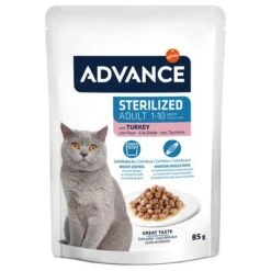 Advance Feline Sterilised Turkey -Meow Mart 374504 affinity advance feline sterilized truthahn hs 04 9