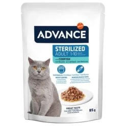 Advance Feline Sterilised Cod -Meow Mart 374598 affinity advance feline sterilized kabeljau hs 05 0
