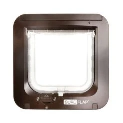 SureFlap Microchip Cat Flap -Meow Mart 48142 pla sureflap mikrochip katzenklappe braun hs 01 9
