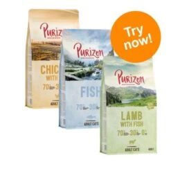 Purizon Adult Grain-Free Dry Cat Food Mixed Trial Pack