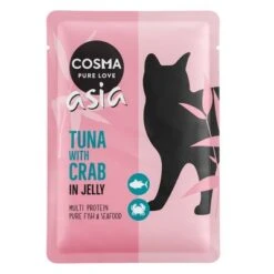 Cosma Asia In Jelly Pouches Saver Pack 24 X 100g 14 Cosma Asia In Jelly Pouches Saver Pack 24 X 100g -Meow Mart 55566 pla cosma asia tunacrab 100g 6