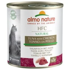 Almo Nature HFC 6 X 280g -Meow Mart 57293 pla almonatureclassic tunachicken 6x280g 3