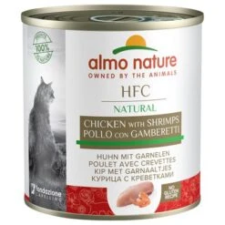 Almo Nature HFC 6 X 280g -Meow Mart 57412 pla almo nature natural huhngarnelen 5