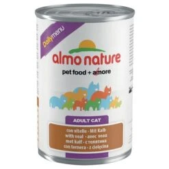 Almo Nature Daily Menu Saver Pack 12 X 400g -Meow Mart 62856 PLA Almo Nature Daily Menu Kalb 400 g 6