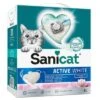 Sanicat Active White Lotus Flower Clumping Litter 1 Sanicat Active White Lotus Flower Clumping Litter -Meow Mart 65202 pla sanicat active white lotusbluete 6l 6