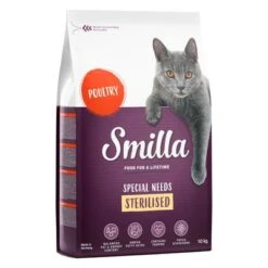 Smilla Dry Cat Food Economy Packs 2 X 10kg 15 Smilla Dry Cat Food Economy Packs 2 X 10kg -Meow Mart 66884 pla smilla sterilised poultry 10kg 9