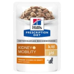 12 X 85g Hill's Prescription Diet Wet Cat Food – 10 + 2 Free!* -Meow Mart 73591 pla hills prescriptiotdiet kd mobility kidneyjoint care huhn hs 01 1
