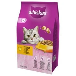 Whiskas 1+ Chicken 12 Whiskas 1+ Chicken -Meow Mart 74086 pla whiskas 1plus huhn 14kg hs 01 6