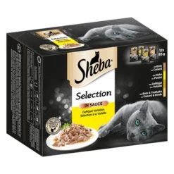 Sheba Wet Cat Food Mixed Pack 48 X 85g 12 Sheba Wet Cat Food Mixed Pack 48 X 85g -Meow Mart 74933 pla sheba selection gefluegel variation 85g 1 5