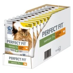 Perfect Fit Senior Pouches – Turkey & Carrot In Sauce -Meow Mart 75160 pla perfectfit senior 12x85g 8
