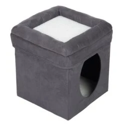 Collapsible Cube Cat Den
