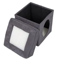 Collapsible Cube Cat Den -Meow Mart 75294 pla foldable cube fg 3688 7