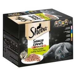 Sheba Wet Cat Food Mixed Pack 48 X 85g 15 Sheba Wet Cat Food Mixed Pack 48 X 85g -Meow Mart 77474 pla sheba multipack lover 12x85g 5