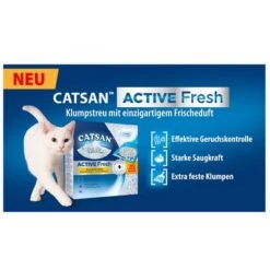 Catsan Active Fresh Clumping Litter -Meow Mart 78726 catsan active fresh vorteile 5