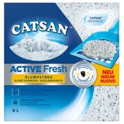 Catsan Active Fresh Clumping Litter -Meow Mart 78726 pla mars catsan active fresh klumpstreu 8l 7