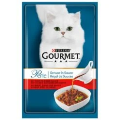 Gourmet Perle Gravy Delight 24 X 85g -Meow Mart 79510 pla gourmet perle genusssauce rind 0